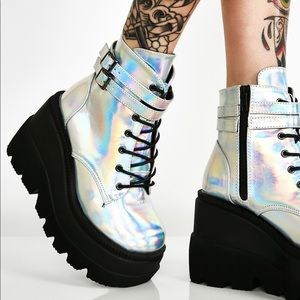 NEW IN BOX Demonia X Dolls Kill Platform BOOTS